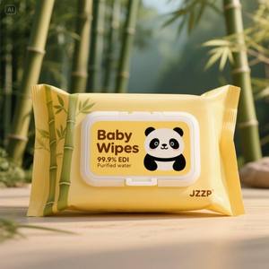 Échantillons gratuits de lingettes pour bébé en <span class=keywords><strong>bambou</strong></span> antibactérien, marque privée, écologiques ou lingettes 100% compostables - Product Image 4