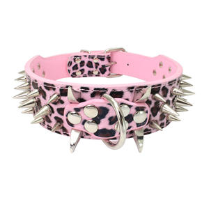 Anti-mordedura Anti-Lobo Anti-jabalí salvaje remache Collar de perro grande con bufanda Correa protectora collares para mascotas - Product Image 3