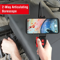 Nouvelle caméra d'inspection vidéo endoscopique articulée UW18 Android iOS 1080P, 8,5 mm, 6,0 mm, objectif souple, câble souple, double caméra