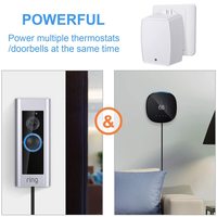 Transformateur enfichable de classe 2, adaptateur secteur AC 120V vers 24V 40VA avec bornes à vis, certifié CE/FCC, prise US