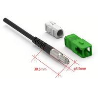 FTTH Indoor/Outdoor Optical Cable Single /Multi-Mode SC APC/UPC Through Wall Fiber Patch Cord