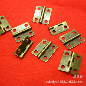 Charnière en H en bronze antique pour boîte à bijoux, emballage cadeau, boîte en bois, accessoire de quincaillerie de mobilier, montage en surface, placage de fer - Product Image 5