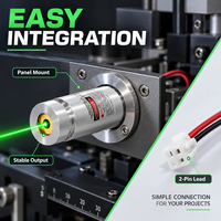 Module laser vert ZhonNa 532nm 35mW pour alignement de roues, équipement de positionnement et de visée, pièces et accessoires de diode laser 2.2V en cuivre