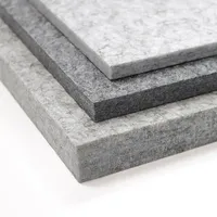 Yüksek Yoğunluklu Polyester Elyaf Akustik Panel Ses Yalıtımlı Alev Geciktirici PET Akustik Panel Ofis Duvar Dekorasyonu İçin