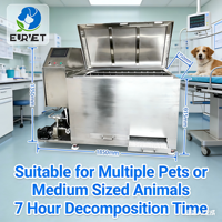 Machine de crémation vétérinaire EURVET grande capacité 100 kg, système d'hydrolyse alcaline pour animaux de compagnie