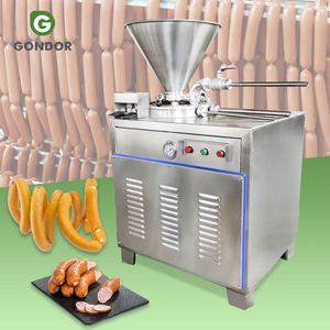 เครื่องทำไส้กรอกแบบไฮดรอลิกขนาดใหญ่ 350 ซีเอฟ สำหรับไส้กรอกหมู ไส้กรอกมังสวิรัติ ไส้กรอกจีน มีจำหน่าย - Product Image 1