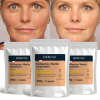 Poudre de collagène marin de qualité supérieure 8 en 1 formule rajeunissante soutien de la peau et des articulations pour adultes complément alimentaire Keto Friendly