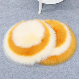 Handmade Carpet Custom Rugs Round Area Rug Carpet furry rug carpet faux fur