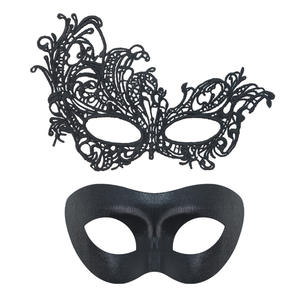 <span class=keywords><strong>Masque</strong></span> de mascarade pour couple, femmes et hommes, brillant, vénitien, fête d'Halloween, bal, dentelle, <span class=keywords><strong>masque</strong></span> chinois - Product Image 4