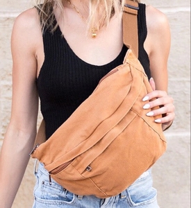 Newn đến Fanny gói Bum Túi bụng eo vải Crossbody Túi London quá khổ vải lưỡi liềm Sling - Product Image 1