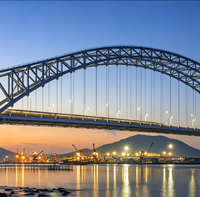 Puente Peatonal Duradero con Estructura de Acero, Viga Metálica Personalizada, Diseño Prefabricado para Cruce Comunitario