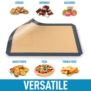 <span class=keywords><strong>Tapis</strong></span> <span class=keywords><strong>de</strong></span> <span class=keywords><strong>cuisson</strong></span> en silicone antiadhésif extra large <span class=keywords><strong>60x40</strong></span> cm, personnalisé, résistant à la chaleur, pour pain, gâteaux, macarons et pâtisseries - Product Image 4