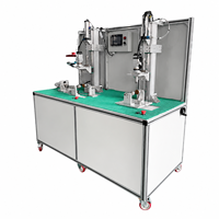 Machine d'assemblage semi-automatique pneumatique pour moteurs et roulements de robinets et vannes, certifiée ISO CE