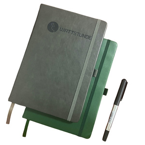 Libreta de Bolsillo A6 de Cuero PU, con Logotipo Personalizado en Relieve, Regalo Promocional, Diario - Product Image 1