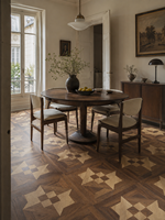 Parquet en bois massif, design moderne en chêne de luxe pour cuisine, chambre, salon, entrepôt, projets commerciaux