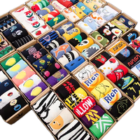 Nouvelle Tendance : Chaussettes en Coton Mignonnes pour Femmes, Chaussettes Tube pour Hommes, Chaussettes de Skateboard, Chaussettes Courtes et Mi-mollet Écologiques pour le Printemps