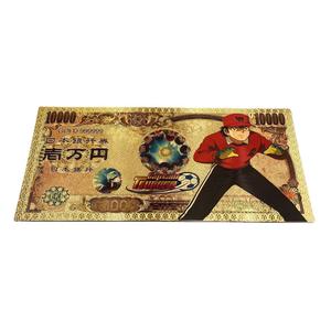 Banconota da Collezione in Yen Giapponesi Anime Captain <span class=keywords><strong>Tsubasa</strong></span> Placcata in Oro 24k - Product Image 3