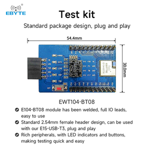 โมดูลพอร์ตอนุกรมไร้สาย Ebyte ODM EWT104-BT08 ชุดทดสอบ BLE บอร์ดพัฒนาโมดูล UART BLE ระยะไกล - Product Image 6