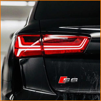Pour Audi A6 C7 2012 2013 2014 2015, mise à niveau des feux arrière LED, style C7PA 2018, clignotants dynamiques séquentiels, ensemble de feux arrière rouges
