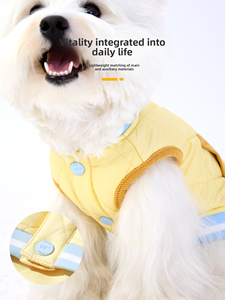 Chaqueta Acolchada para Perro, Resistente al Viento, Cálida, para Invierno, Ropa para Cachorros, Abrigo Informal a la Moda para Perros Pequeños y Medianos, OEM, Venta al Por Mayor, Envío Inmediato - Product Image 4