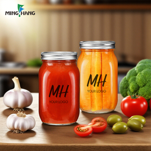 Chất lượng cao miệng rộng <span class=keywords><strong>Mason</strong></span> <span class=keywords><strong>Jar</strong></span> thực phẩm lưu trữ đóng hộp container cho mật ong dưa Jelly Jam <span class=keywords><strong>Mason</strong></span> <span class=keywords><strong>Jar</strong></span> - Product Image 6