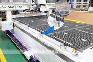 Cửa Tủ Nội Thất Làm 1328 Gỗ Tuyến Tính CNC ATC Routermachine Với Saw Cắt - Product Image 5