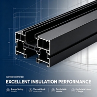 Bande thermique anti-condensation en nylon PA66 pour fenêtres en aluminium, barre d'isolation, fabrication OEM sur mesure
