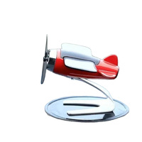 Diffuseur d'arômes créatif pour voiture à énergie solaire, en plastique, style avion, type solide, ornement décoratif intérieur pour tableau de bord de véhicule