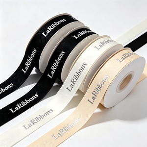 Cinta de Grosgrain Personalizada GRACE RIBBON a Bajo Precio, Certificada por OEKO-TEX, Longitud Personalizable para Envoltura de Regalos - Product Image 3