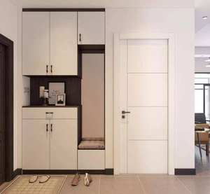 Contemporary Modern Design Wood Panel <b>Shoe</b> Cabinet for Home Bedroom Dining Living Room or School Furniture - Product Image 6