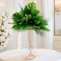 Fleurs artificielles en soie YM populaires, plantes vertes, centre de table de mariage, boule de fleurs de luxe pour la décoration de fête de mariage