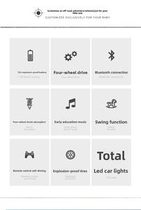 Véhicules <span class=keywords><strong>électrique</strong></span>s tout-terrain pour enfants, à quatre roues motrices, adaptés aux enfants de 1 à 5 ans, 8 et 10 ans - Product Image 4