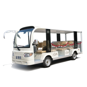 Китайский производитель, 14 пассажирский электрический автобус с обогревателем и кондиционером для осмотра достопримечательностей и перевозки автомобилей - Product Image 1