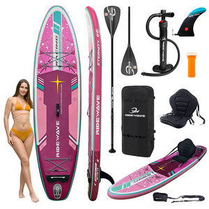 Planche à pagaie <span class=keywords><strong>gonflable</strong></span> Areeman, la plus récente, 12 pieds, extra large, planche de surf ISUP, haute capacité de charge, planche à pagaie en gros - Product Image 1