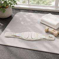 Ceinture EMS de conception originale pour le soutien du dos avec lumière rouge, appareil de massage musculaire pour les soins lombaires