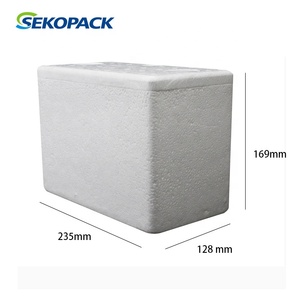 3L foampolystyrenesize hộp xốp với hộp carton để bán 20*10*13(cm hộp bọt trắng cốc bọt bao bì EPS bọt 15 mm *) - Product Image 2