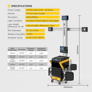 Venta caliente herramientas de diagnóstico AUTOOL XC505 3D Wheel Tester Alineador Rueda Alineación con base de datos ultra grande - Product Image 6
