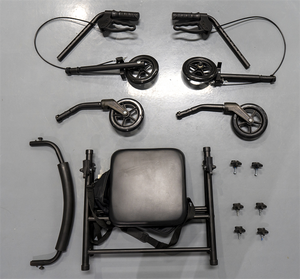 メドライン歩行器、6インチホイール、耐久性のあるスチールフレーム、最大350ポンドまでサポート、折りたたみ式シート、高齢者向け家具アクセサリー - Product Image 6