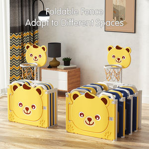 Parc de jeu en plastique pliable pour tout-petits portable jeu d'intérieur stylo portail extérieur cour de jeu clôture de sécurité enfants bébé parcs pour enfants - Product Image 2