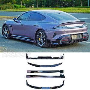 Extensión de alerón lateral para coche, difusor protector para Xiaomi Su7, alerón delantero y trasero, accesorios para coche en morado y negro - Product Image 1