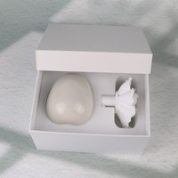 Diffuseur d'huiles essentielles en pierre aromatique, parfum d'ambiance pour la maison, diffuseur de parfum en céramique de porcelaine artisanale de luxe