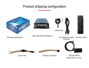 Traceur GPS 4G SeemeTech 4 canaux 1 To résistant aux intempéries avec système de surveillance de voiture DVR <span class=keywords><strong>professionnel</strong></span> HD 1080P et boîte noire - Product Image 5