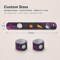 Bracelet claquant personnalisé en PVC Linxu, imprimé UV, avec logo personnalisé, cadeau promotionnel pour événement