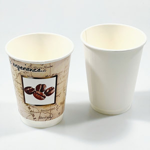 <span class=keywords><strong>ECOLIFE</strong></span> Vente en gros de gobelets en papier jetables à paroi simple de 8 oz, imprimés, avec couverts, écologiques, biodégradables, recyclables pour hôtel - Product Image 4