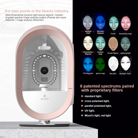 Analizador de Piel Inteligente Profesional de Última Generación, Analizador Facial con IA, Detección de Acné, Pigmentación, Arrugas y Humedad, Escáner de Análisis de Piel