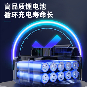 Cordless Polisher 5 In 20 V Rechargeable Lithium Battery For Sanding Putty And Polishing <b>Walls</b> - Product Image 3