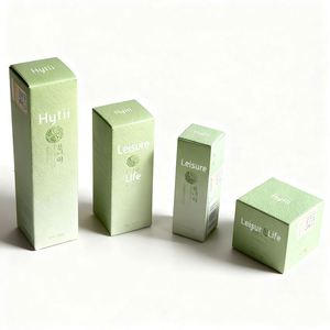 Custom Silver Foil Skincare <b>Card</b> <b>Box</b> Manufacturer Luxury Cardstock Packaging for Cosmetic Containers and Beauty Items - Product Image 1