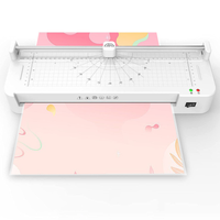 FN337 Machine à plastifier A3 à chaud et à froid, plastifieuse de documents de bureau et scolaire A3 avec coupe-papier intégré