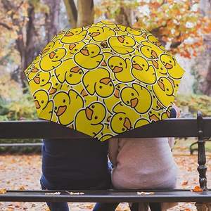 Paraguas plegable automático de 3 colores con logotipo personalizado, paraguas personalizado con impresión y logotipo para sol y lluvia para exteriores - Product Image 2