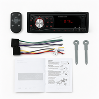 Pemutar MP3 Mobil 1 DIN Universal 7 Warna Lampu 7388 Stereo Bluetooth Daya Tinggi Dual USB Radio Grosir Langsung dari Pabrik